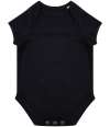 LW655 Larkwood Organic Baby Bodysuit Black colour image